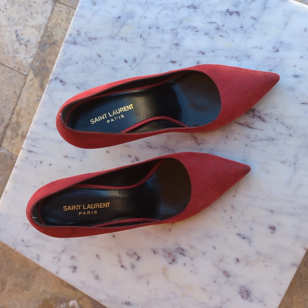 YSL red pumps - Picture 2 of 5